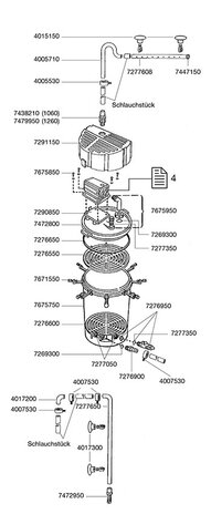 Eheim O-Ring Für 2250/2260/3450/3455/3460/3465/3480/3481
