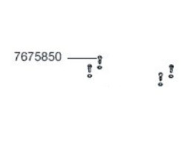 Eheim SET BEFESTIGUNGSSCHRAUBEN FÜR 2250/2260,3450/3460