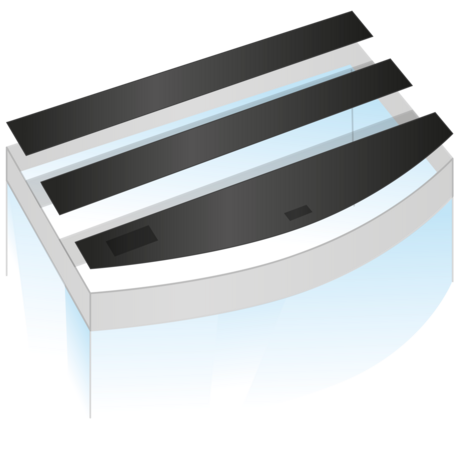 Juwel Klappenset Schwarz für Vision 450 Juwel Klappenset Schwarz für Vision 450