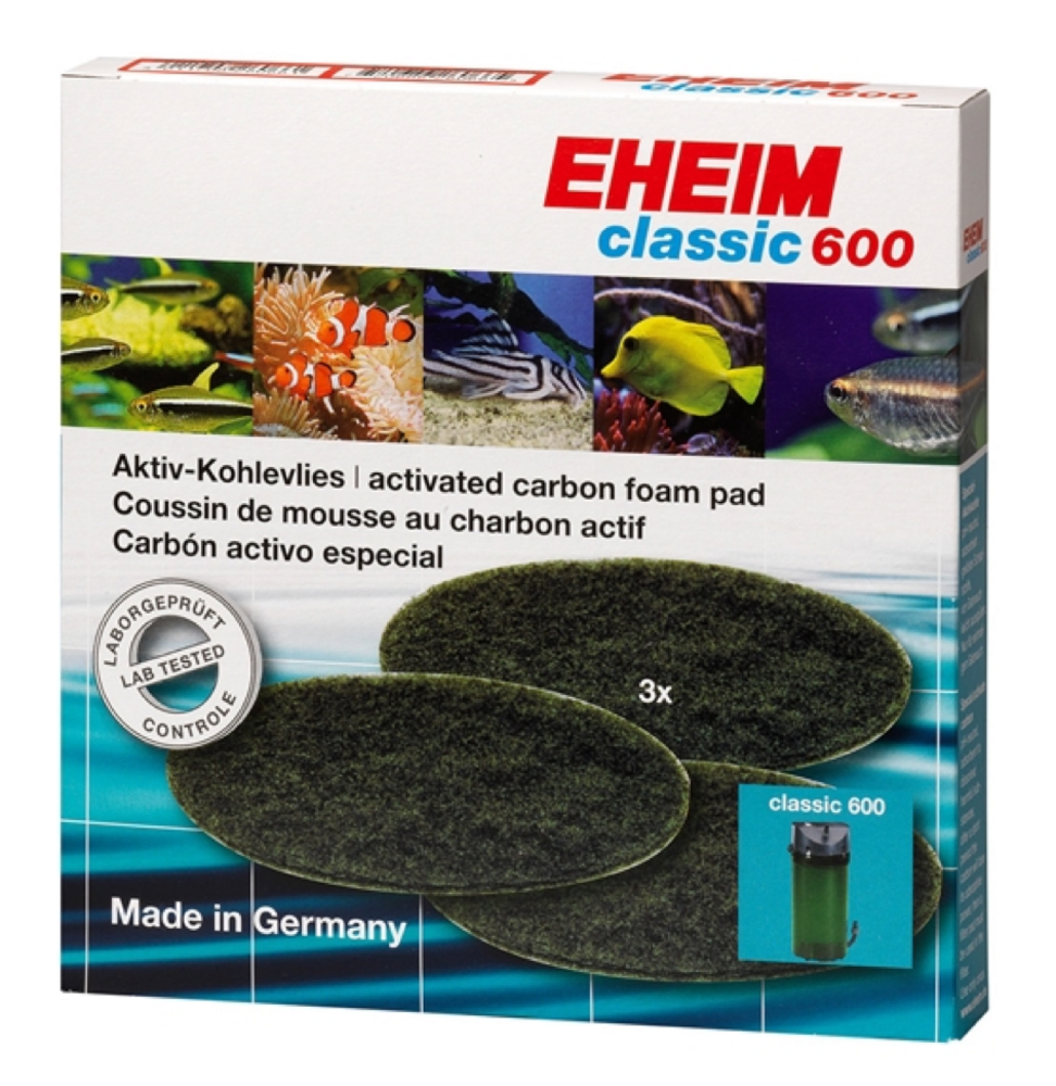Eheim Aktivkohlefilter-Scheibe Schwarz für Classic 600 Eheim Aktivkohlefilter-Scheibe Schwarz für Classic 600