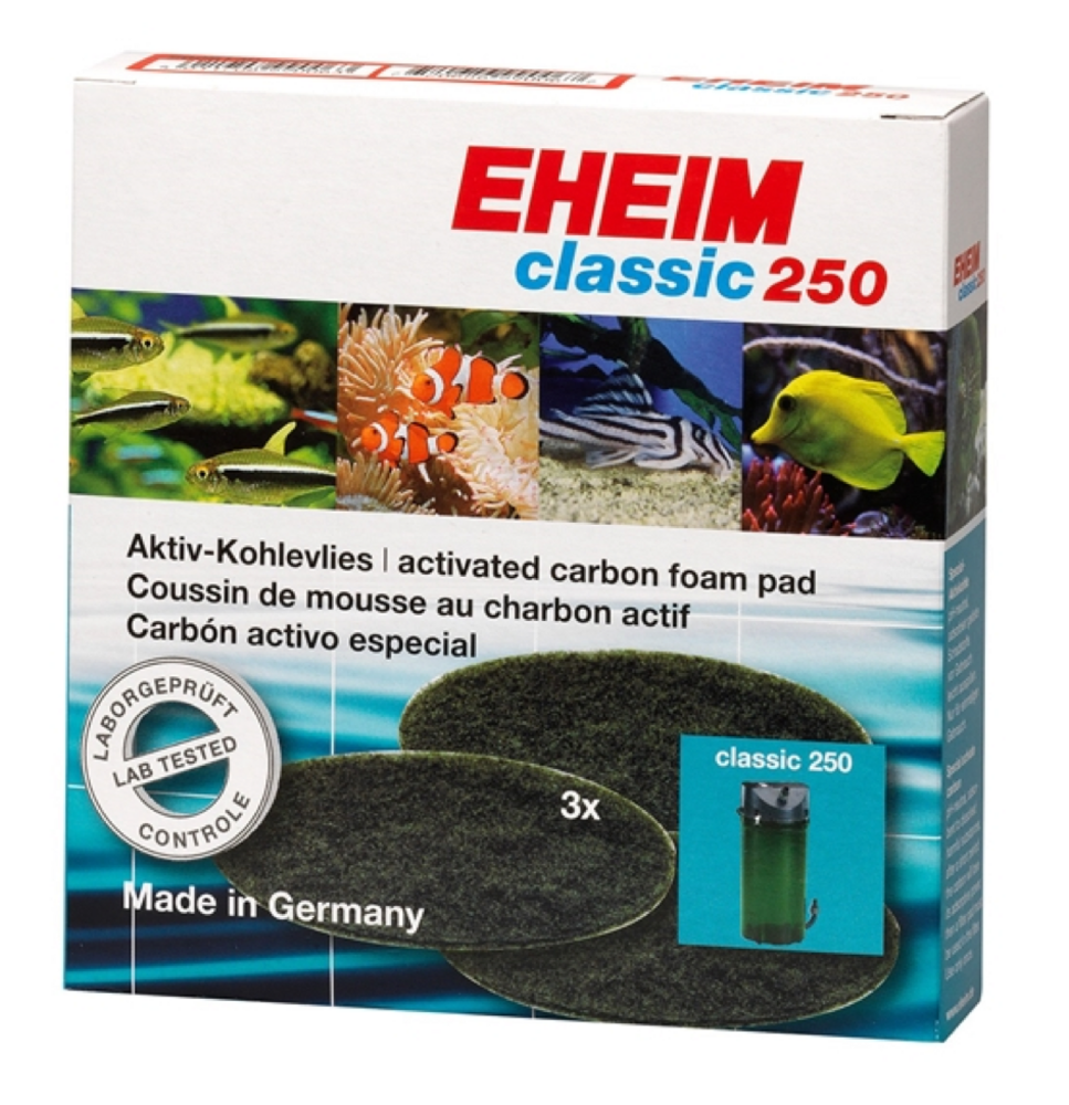 Eheim Aktivkohlefilter-Scheibe Schwarz für Classic 250
