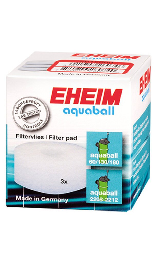 Eheim Filtervlies Watte für Aquaball 60-180 - 3 Stk.