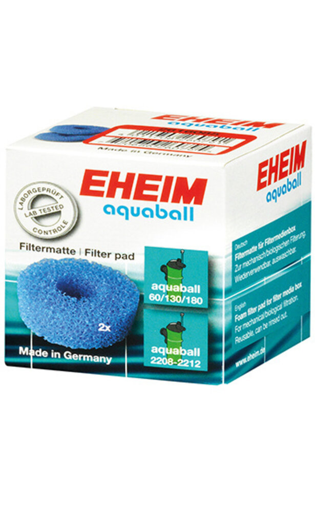 Eheim Filtermat Blau für Aquaball 60-180 - 2 Stück Eheim Filtermat Blau für Aquaball 60-180 - 2 Stück
