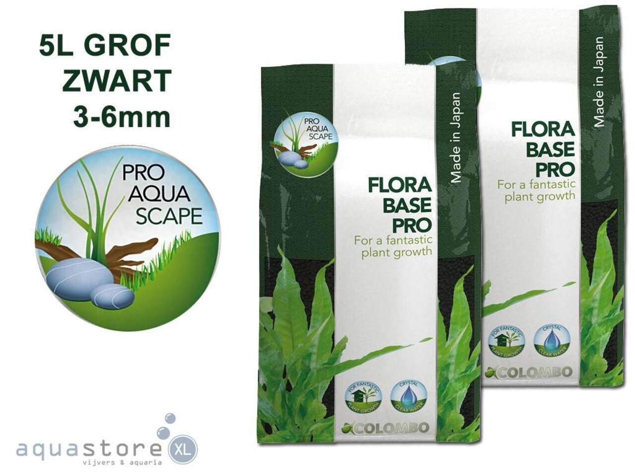 Colombo Flora Base pro grob schwarz 5L