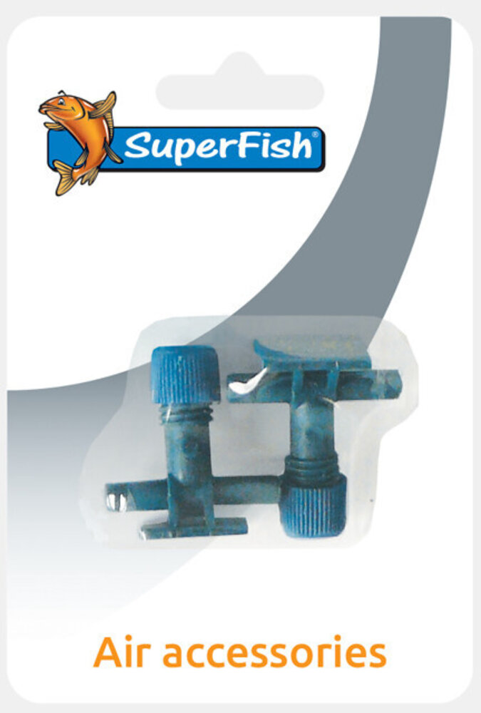 Superfish Luftschlauch 2‑Wege + 3‑Wege Ventil Blister 2 Stück