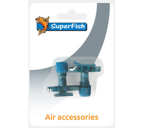Superfish Luftschlauch 2‑Wege + 3‑Wege Ventil Blister 2 Stück