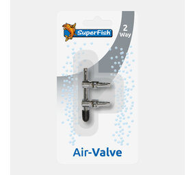 Superfish Edelstahl-Luftventil 2 Wege