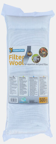 Superfish Weiße Filterwatte 500g Superfish Weiße Filterwatte 500g