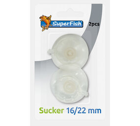 Superfish Saugnapf 16/22 mm Blister 2 Stück Superfish Saugnapf 16/22 mm Blister 2 Stück