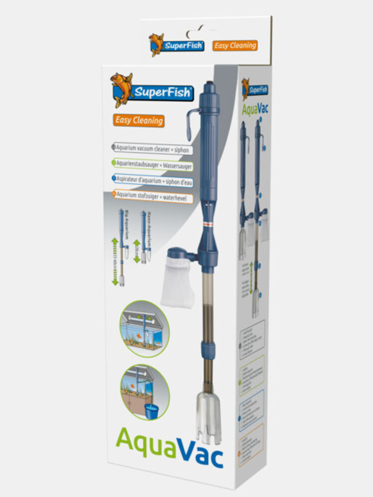 Superfish AquaVac Aquariumstaubsauger mit Wasserhebel
