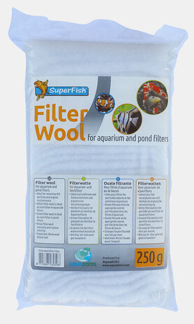 Superfish Weiße Filterwatte 250g