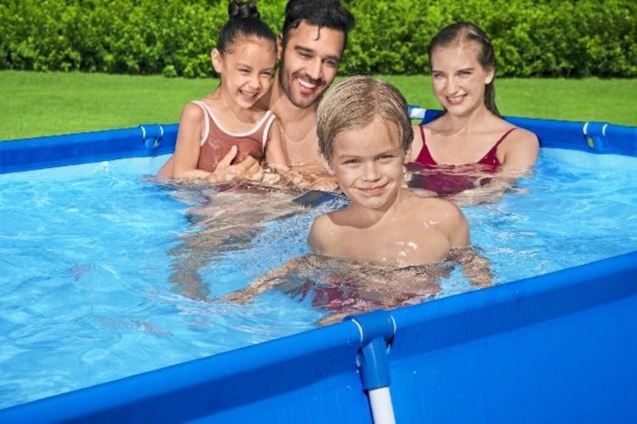 Bestway Schwimmbecken Passaat Rahmen Rechteck 259cm