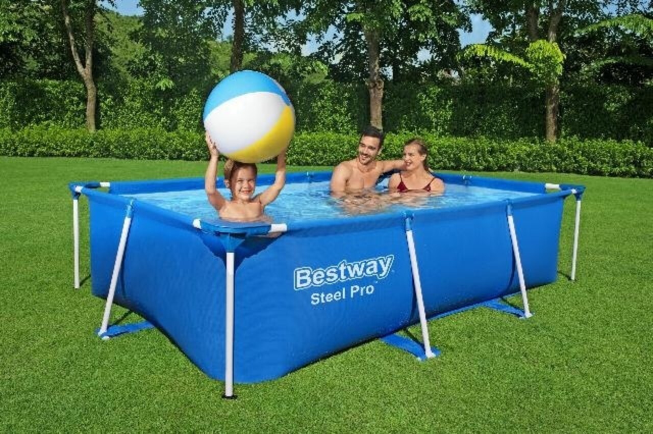 Bestway Schwimmbecken Passaat Rahmen Rechteck 259cm