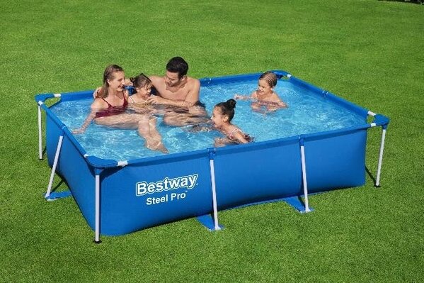 Bestway Schwimmbecken Passaat Rahmen Rechteck 259cm
