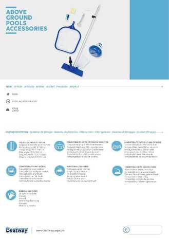 Bestway Reinigungsset Komplett