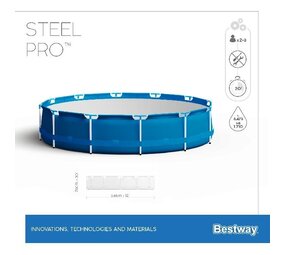 Bestway Schwimmbecken Steel Pro Rund 366