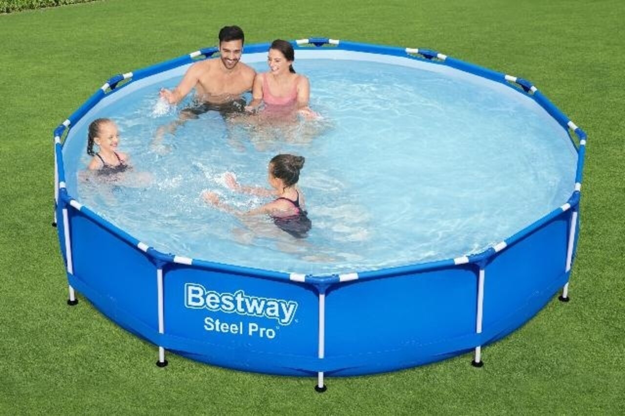 Bestway Schwimmbecken Steel Pro Rund 366 Bestway Schwimmbecken Steel Pro Rund 366