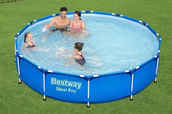 Bestway Schwimmbecken Steel Pro Rund 366 Bestway Schwimmbecken Steel Pro Rund 366
