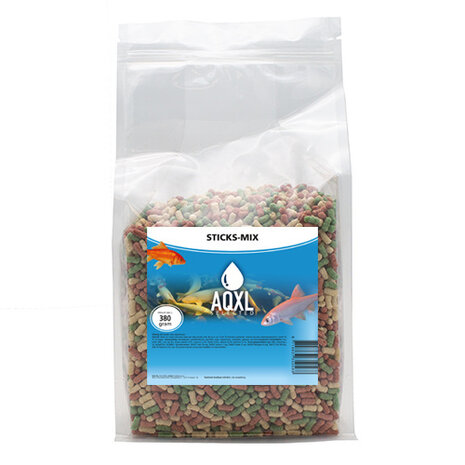 AQXL Selected Teichfutter Sticks Mix L 380g