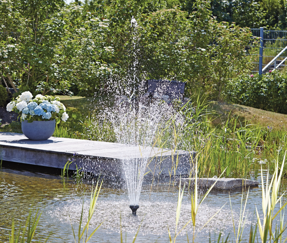 Oase Aquarius Fountain Set Eco 9500 Springbrunnenpumpe für Teiche