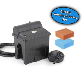 Oase BioSmart Set 7000 + Gratis Ersatzschaum Set