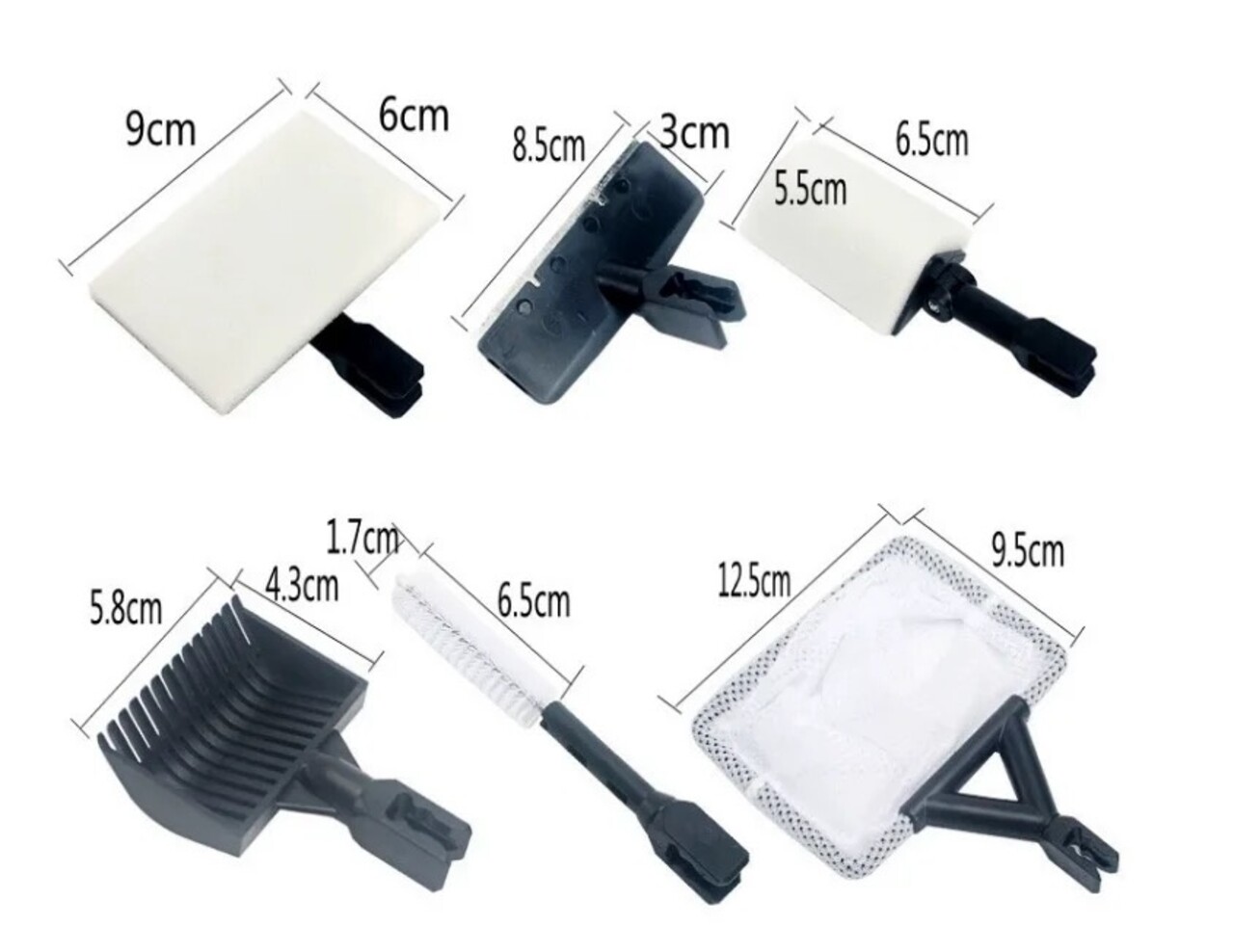 AquastoreXL 6 in 1 Reinigungsset mit Teleskopstiel