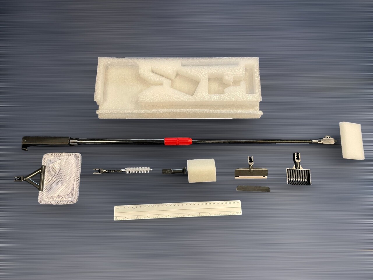 AquastoreXL 6 in 1 Reinigungsset mit Teleskopstiel