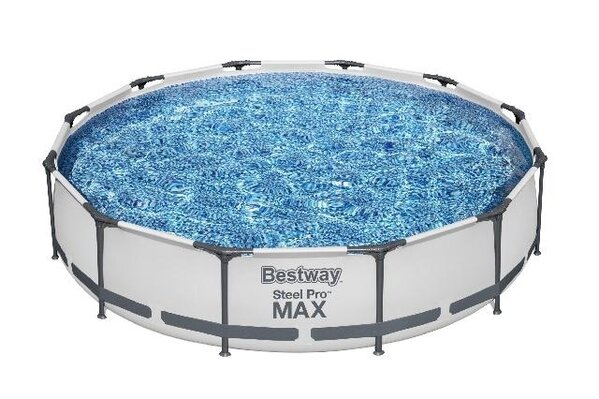 Bestway Schwimmbecken Steel Pro Max Set rund 366