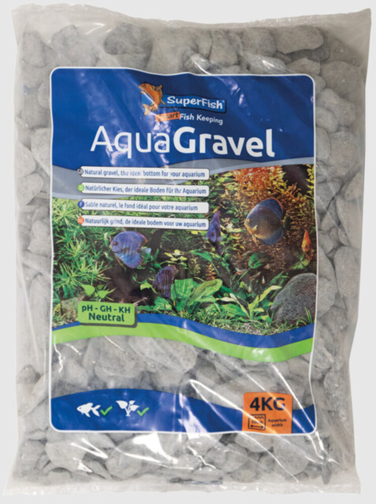 Superfish Aqua Pebble Schwarz 30-50mm 4kg