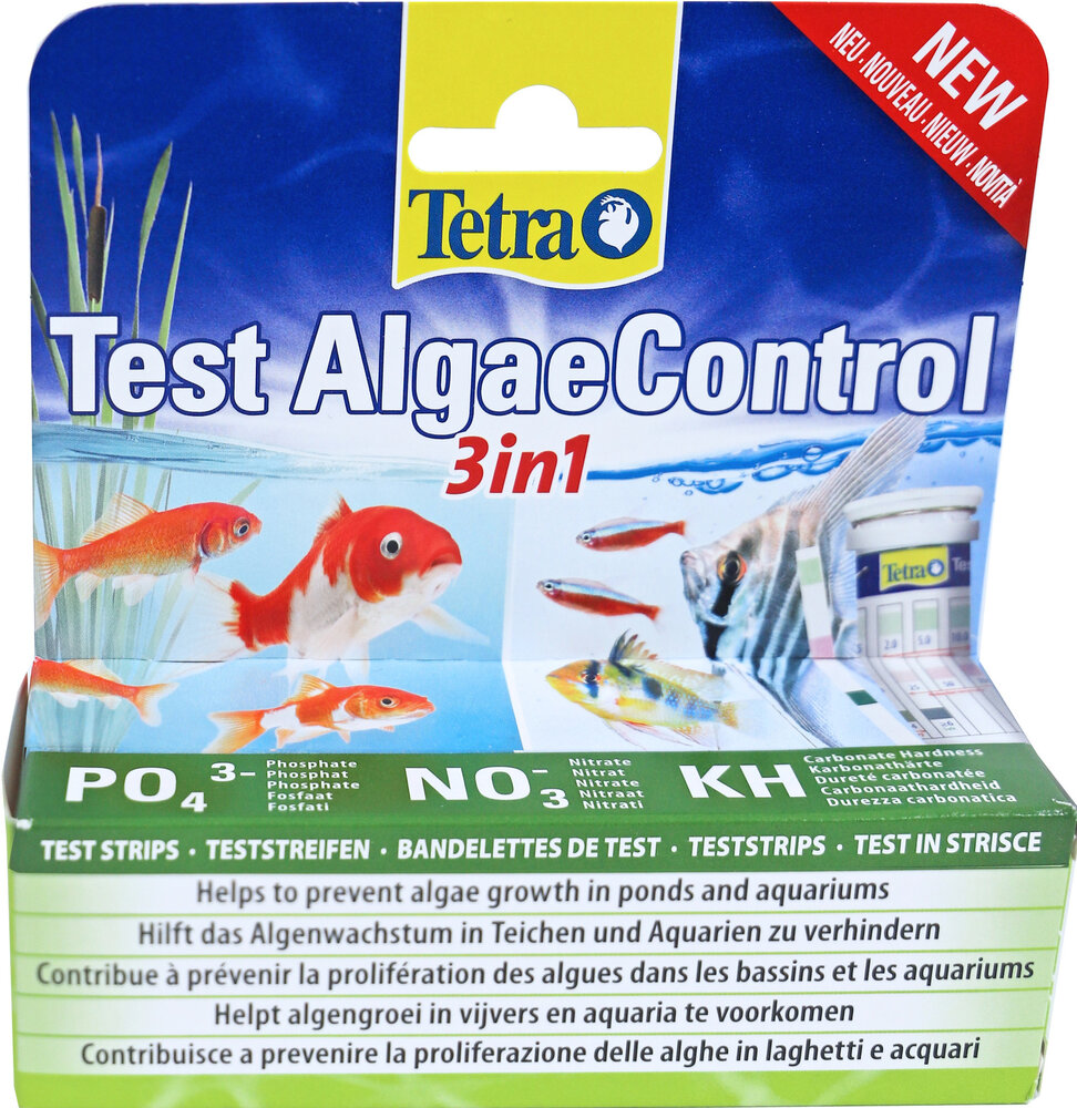 Tetra Test Algea Controll 3in1 Set a 25 Teststreifen