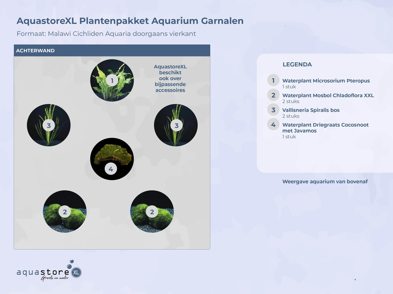 Waterplant Pflanzenpaket Garnelen 1