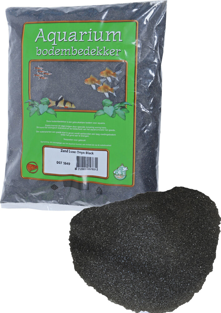 Gebr. de Boon Aquarium Sand Luxus Onyx Black 4KG Gebr. de Boon Aquarium Sand Luxus Onyx Black 4KG