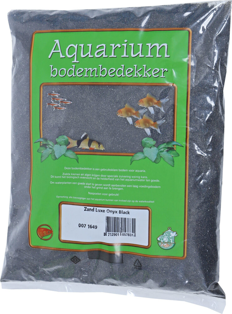 Gebr. de Boon Aquarium Sand Luxus Onyx Black 4KG Gebr. de Boon Aquarium Sand Luxus Onyx Black 4KG