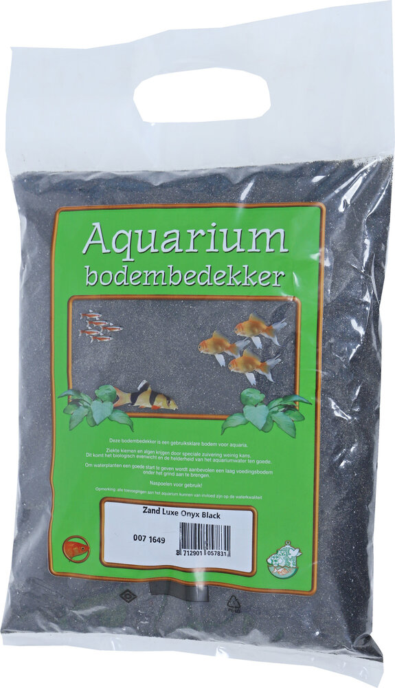 Gebr. de Boon Aquarium Sand Luxus Onyx Black 4KG Gebr. de Boon Aquarium Sand Luxus Onyx Black 4KG