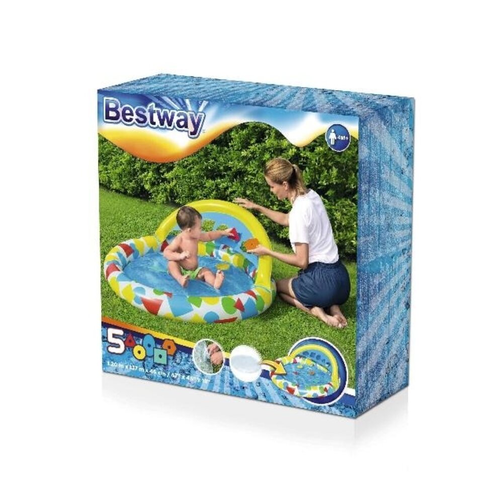 Bestway Babybad oval splash & learn 120