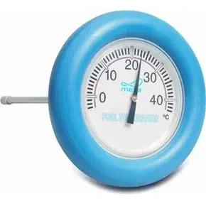 Schwimmbadheizung mit Thermometern