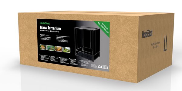 Habistat Glasterrarium 60x45x90cm Flat-Packed