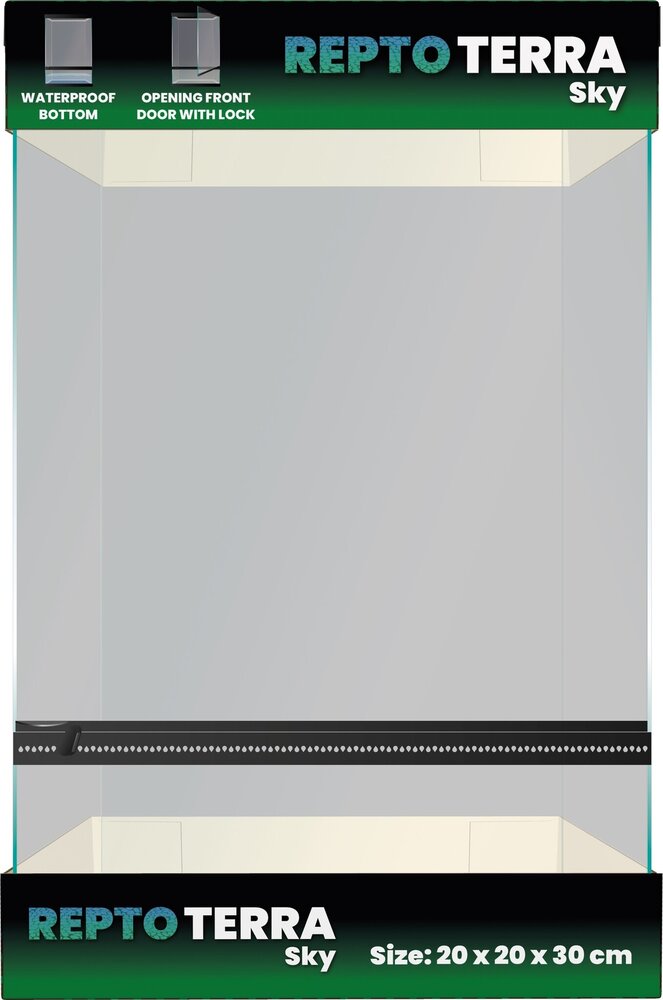 Repto Terrarium Terra Sky 20x20x30cm