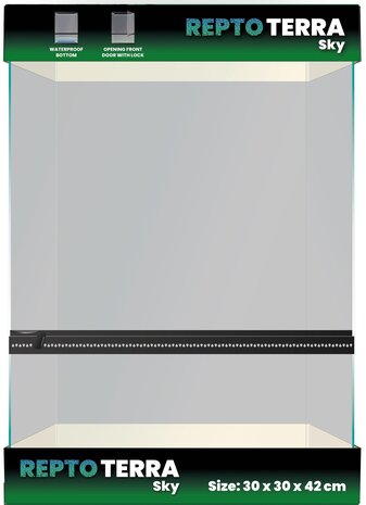 Repto Terrarium Terra Sky 30x30x42cm