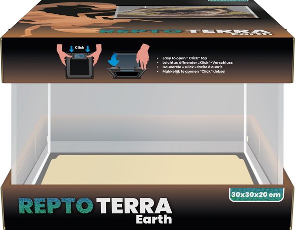 Repto Terrarium Terra Earth 30x30x20cm