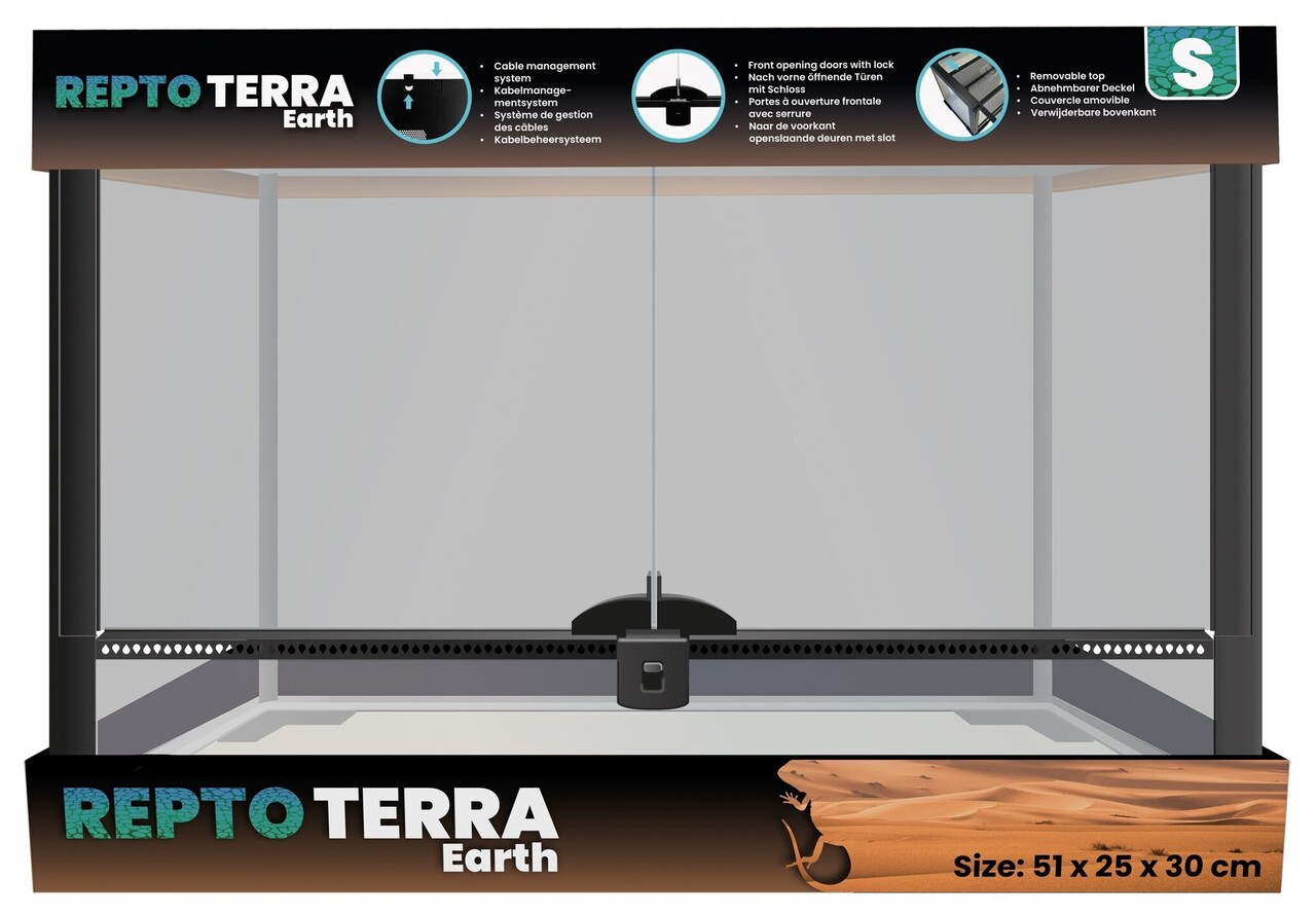 Repto Terrarium Terra Earth 51x25x30cm