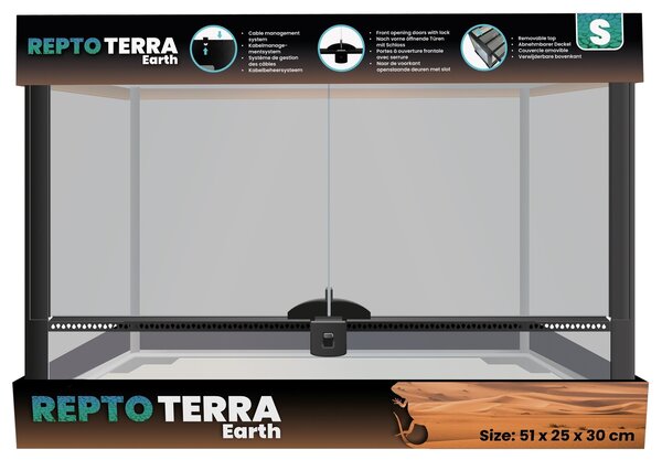 Repto Terrarium Terra Earth 51x25x30cm