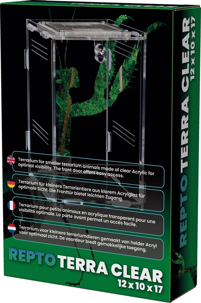 Repto Terrarium Terra Clear 11,5x10x16,5cm