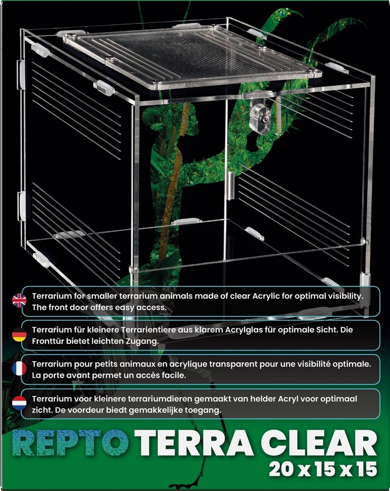 Repto Terrarium Terra Clear 20x15x15,3cm