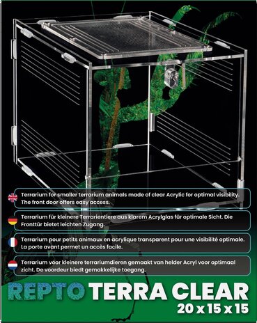 Repto Terrarium Terra Clear 20x15x15,3cm