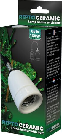 Repto Keramische Lampenfassung E27 mit Befestigungsmaterial