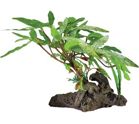 Repto Terrarium Kunstpflanze auf Dekoration Three Tip Leave