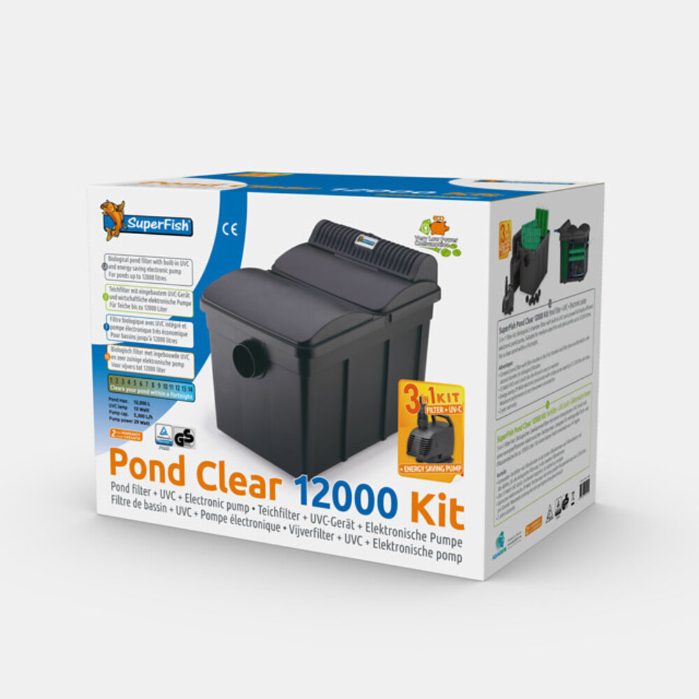 Superfish Pondclear Kit 12000 Filter/Pumpe/UVC