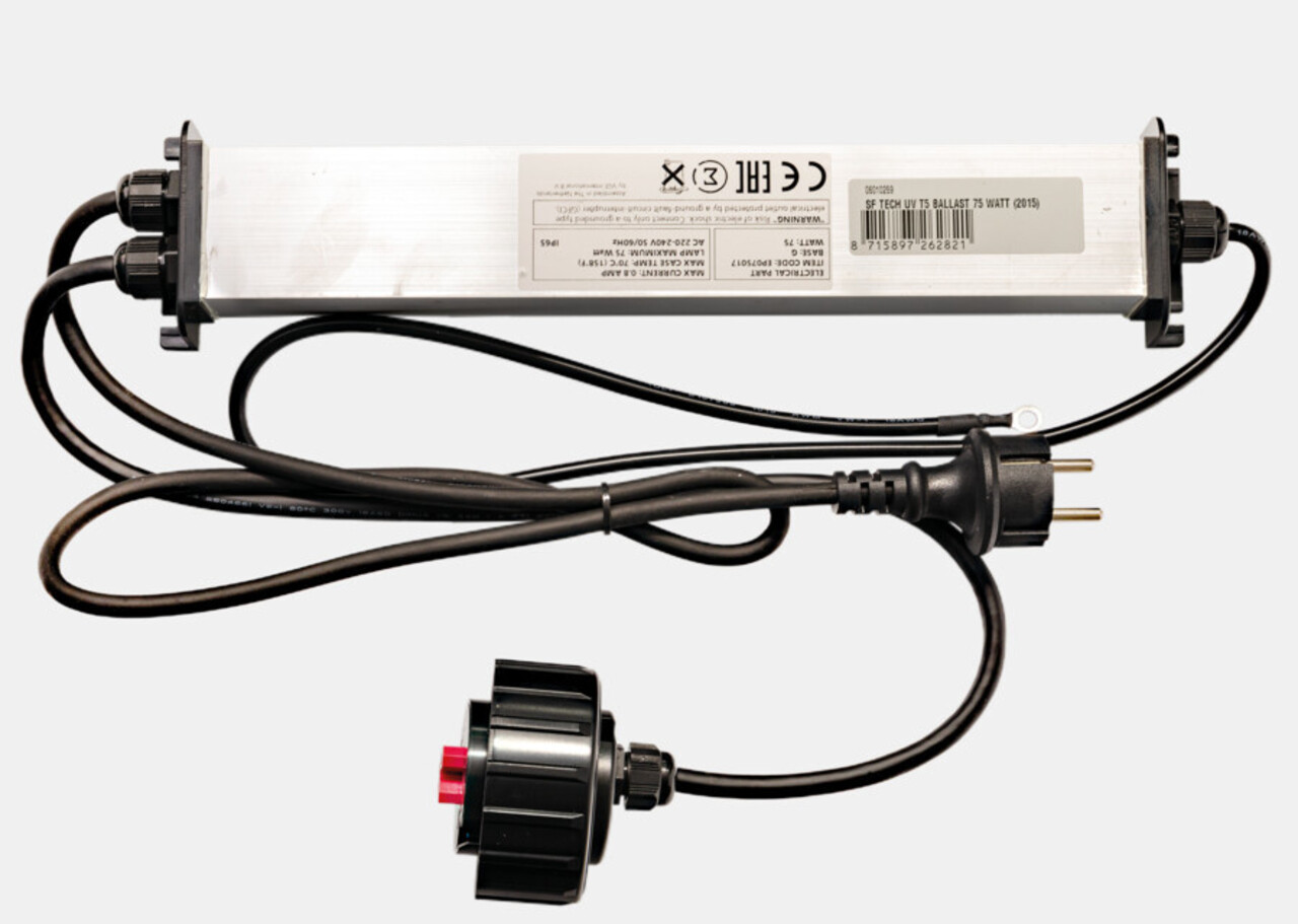 Superfish Alu Tech UV Trafo+Connector Switch T5 75W