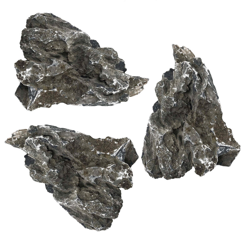 HS Aqua Mini Landscape Ryuoh Stone M Grau 3x